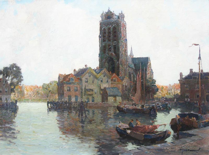 Gezicht op Dordrecht